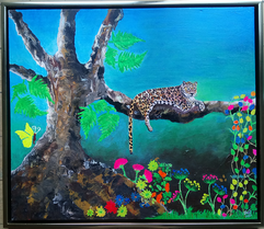 "Leopard på et træ"